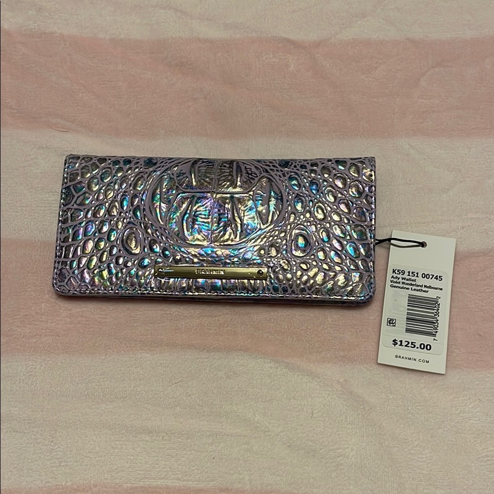 Brahmin Silver Wallet